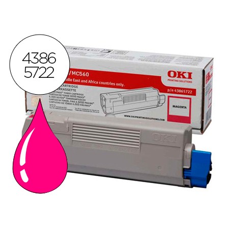 Toner Oki C5850/5950/Mc560 Magenta -6000Pag Type C11