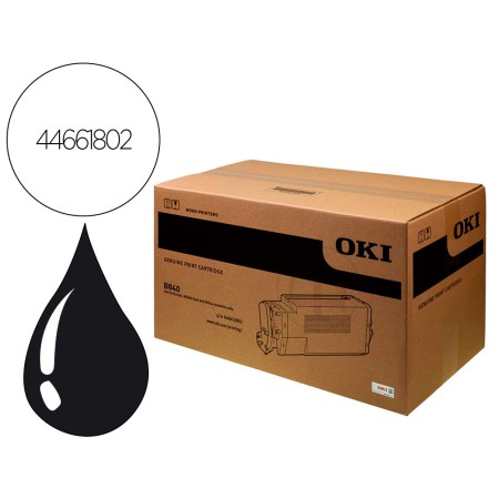 Toner Oki Laser Serie B840 Preto 20000 Paginas