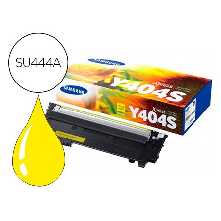 Toner Samsung Clt 404 Para Sl-C430/C480 Amarelo 1000 Paginas