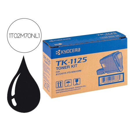 Toner Tk1125 Kyocera -Mita Fs-1061Dn / 1325Mfp Preto