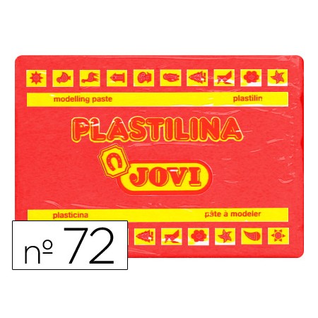 Plasticina Jovi 72 350 Gr Vermelho