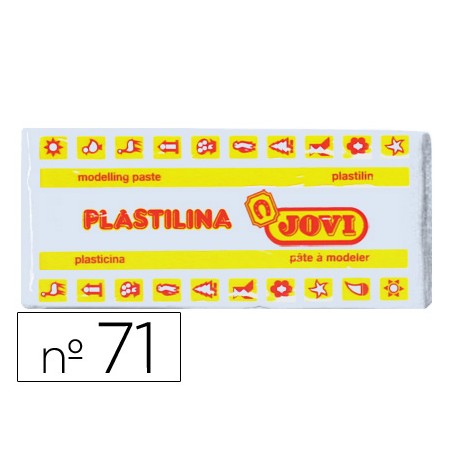 Plasticina Jovi 71 150 Gr Branca