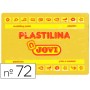 Plasticina Jovi 72 350 Gr Amarela Escuro