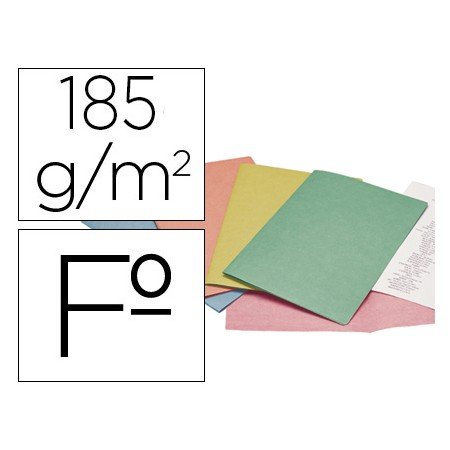 Classificador de Cartolina Folio Cores Sortidas Embalagem de 25 Unidades