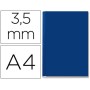 Capa de Encadernacao Leitz Opaca Rigida Lombada AA de 3,5Mm Azul de 10 A 35 Folhas