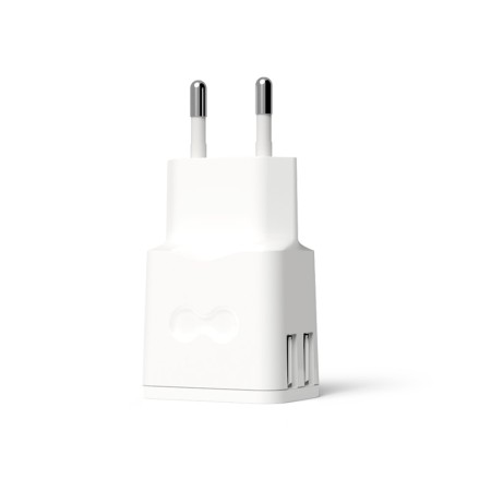 Carregador de Parede Groovy 2 USB Cor Branco