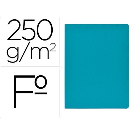 Classificador de Cartolina Gio Simple Intenso Folio Azul 250G/M2