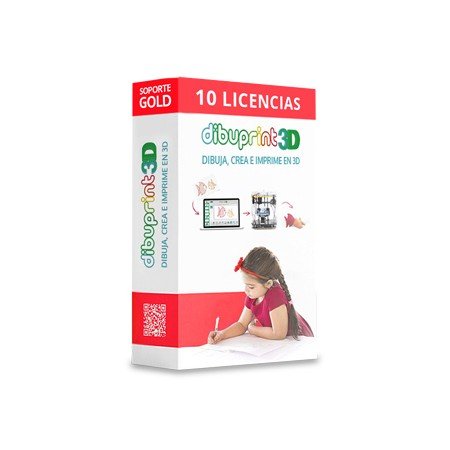 Dibuprint 3D Colido Software Small Suporte Gold 8X5 Licenca 10