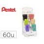 Expositor Pentel Brush Sign Pen com 60 Unidades em 6 Cores
