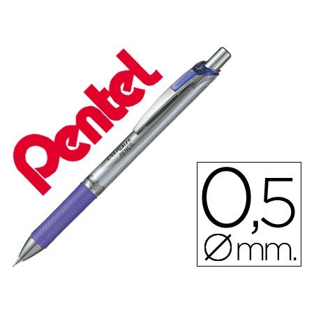 Lapiseira Pentel Pl75 0,5 Mm Violeta