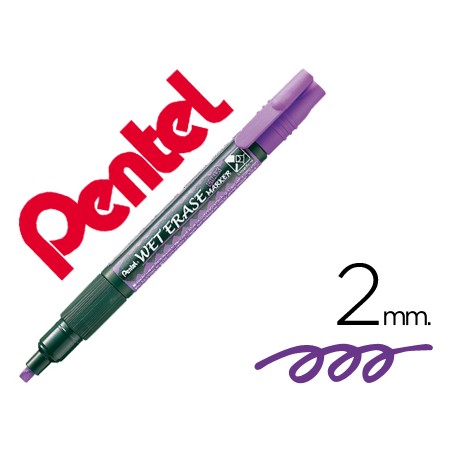 Marcador Pentel Giz Smw26 Wet Erase Violeta