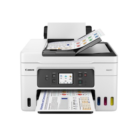 Multifuncoes Canon Maxify Gx4050 Tinta Cor 18 Ppm Preto/13 Ppm Cor A4 Impressora Scanner Copiadora Bandeja Entrada 100 F