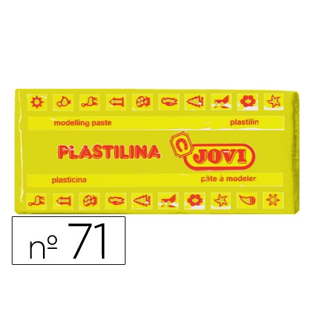 Plasticina Jovi 71 150 Gr Amarelo Escuro