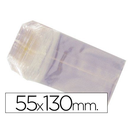 Saco Celofane 55X130Mm Pack 100