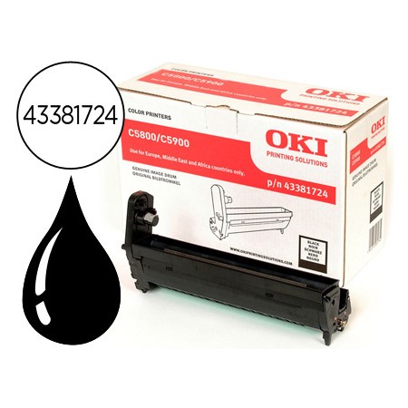 Tambor Oki C5800 C5900 C5550 Preto -20.000 Pag