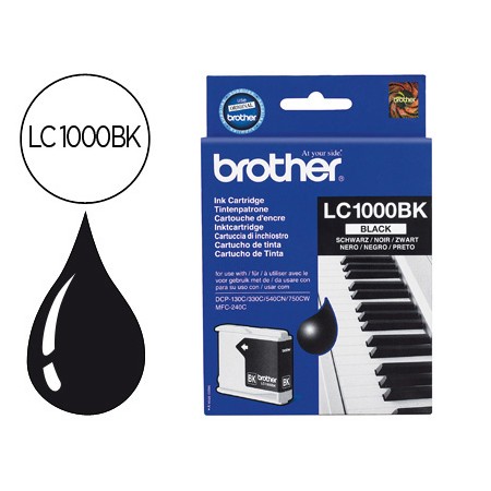 Tinteiro Brother Lc-1000Bk Preto