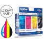 Tinteiro Brother Lc-1100Hyvalbp Pack Cian/Magenta/Amarelo E Preto de Alta Capacidade