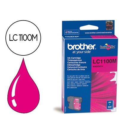 Tinteiro Brother Lc-1100M Magenta