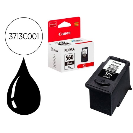 Tinteiro Canon 560 Pixma Ts5350 / Ts5351 / Ts5352 / Ts5353 Preto 180 Paginas