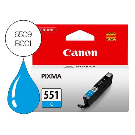 Tinteiro Canon Cli-551 Mg5450 / Ip7250 / Mg6350 Cian