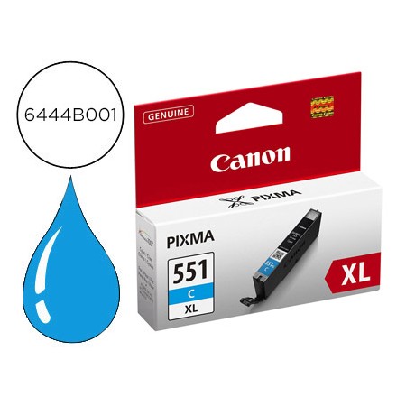 Tinteiro Canon Cli-551 Xl Mg5450 / Ip7250 / Mg6350 Cian