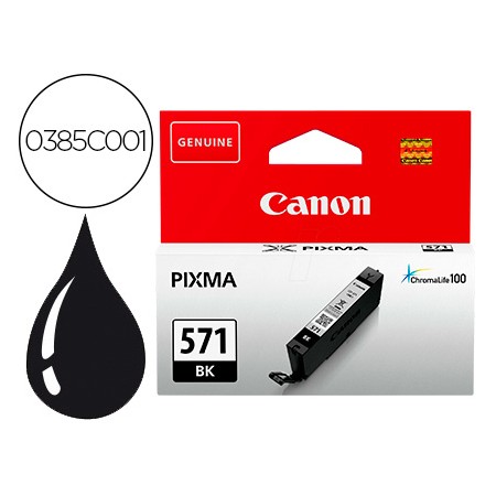 Tinteiro Canon Cli-571 Pixma Mg6852 / Ts6050 / Ts8050 Preto