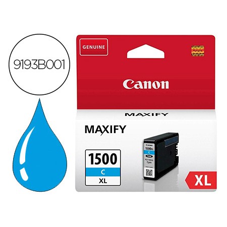 Tinteiro Canon Pgi-1500Xl Mb2050 / Mb2150 / Mb2155 / Mb2350 / Mb2750 / Mb2755 Cian