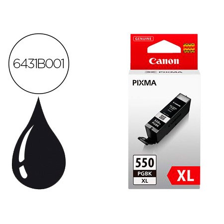 Tinteiro Canon Pgi550Xl Pixma Mg5450/5550/ 6350/7150 Preto Grande Capacidade