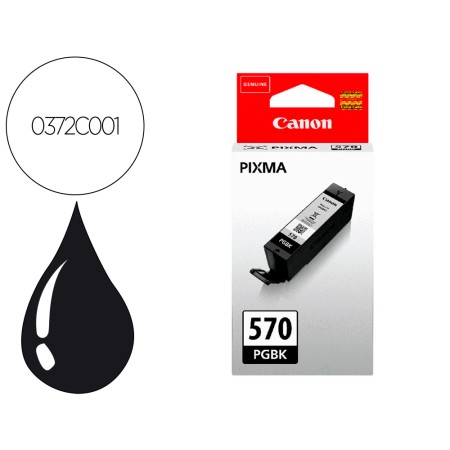 Tinteiro Canon Pixma Pgi-570 B Preto 15Ml