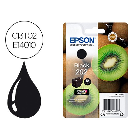 Tinteiro Epson 202 Xp-6000 / Xp-6005 / Xp-6100 / Xp-6105 Preto 250 Pag