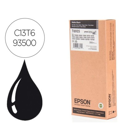 Tinteiro Epson Gf Serie Sc-T Preto Mate 350 Ml