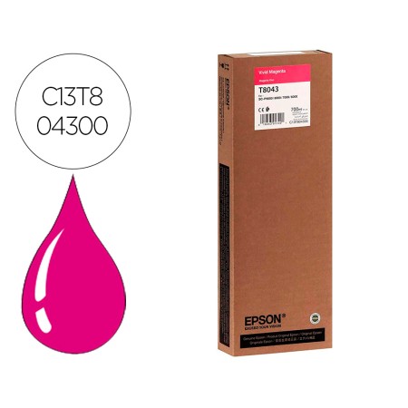 Tinteiro Epson Gf Surecolor Serie Sc-P Vivid Magenta Ultrachrome Hdx/Hd 700Ml