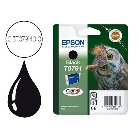 Tinteiro Epson Stylus T07914 Preto P50/ Px650/ 700W/ 710W/ 720Wd/ 730Wd/ 800Fw