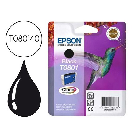 Tinteiro Epson T080140 Preto