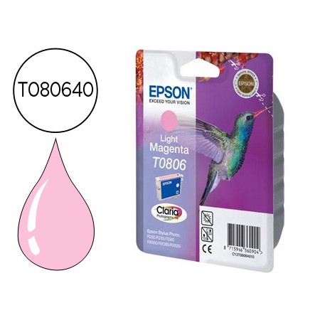 Tinteiro Epson T080640 Magenta Claro