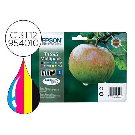 Tinteiro Epson T1295 Sx420 / 525Wd / 620Fw T12914+240+340+440 Pack Multicolor