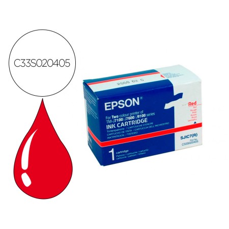 Tinteiro Epson Tm-J 7100/7600 Vermelho