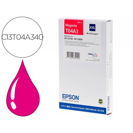 Tinteiro Epson Wf-C8190 / Wf-C8690 Xxl Magenta