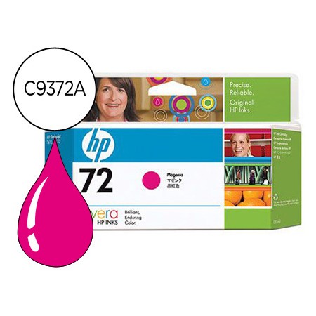 Tinteiro Hp 72 Magenta Foto Designjet T610/1100 130Ml