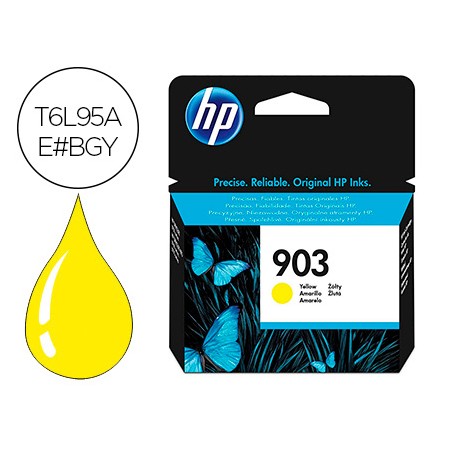 Tinteiro Hp 903 Officejet Pro 6960 / 6970 Amarelo 315 Pag