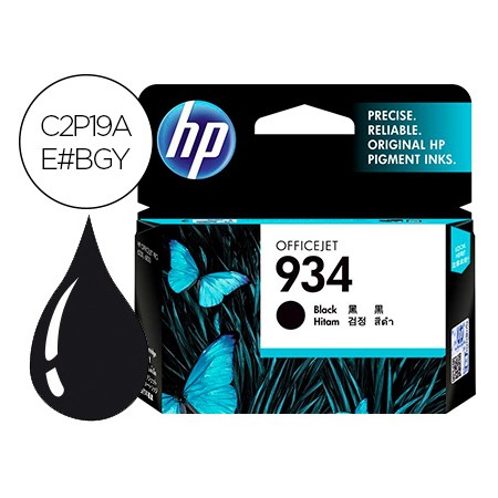 Tinteiro Hp 934 Officejet 6815/ 6230 / 6830 Preto 400 Pag