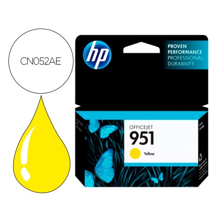 Tinteiro Hp Injecao 951/A7F64A/1000 Paginas Amarelo