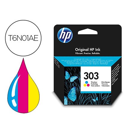 Tinteiro Hp N. 303 Envy Photo 6230 / 7130 / 7830 Cor Tricor Capacidade 200 Pag