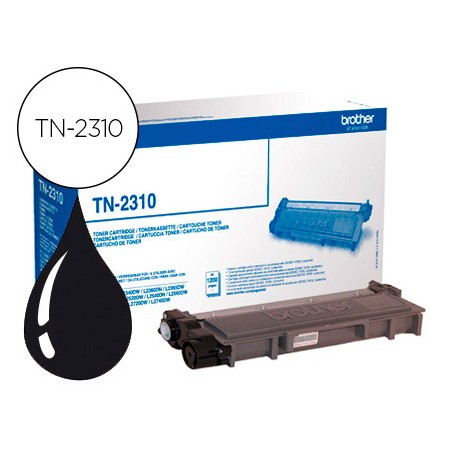 Toner Brother Tn-2310 Dcp-L2500D / Hl-L2300D / Mfc-L2700Dw / Mfc-L2720Dw Preto 1200 Pag