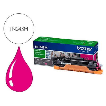 Toner Brother Tn243M Dcp-L3510Cdw / Hl- L3270Cdw / Mfc-L3710Cw Magenta 1000 Paginas