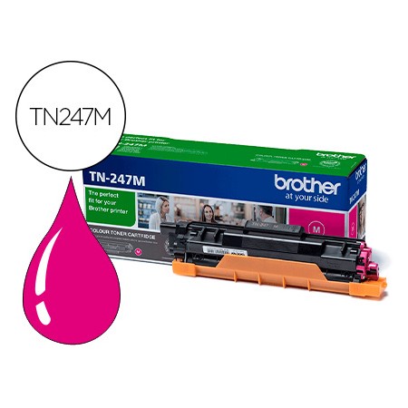 Toner Brother Tn247M Dcp-L3510Cdw / Hl-L3270Cdw / Mfc-L3710Cw Magenta 2300 Paginas