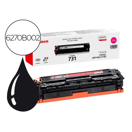 Toner Canon 731 M I-Sensys Lbp7100Cn / Lbp7110Cw / Mf623Cn / Mf628Cw / Mf8230Cn / Mf8280Cw Magenta 1500