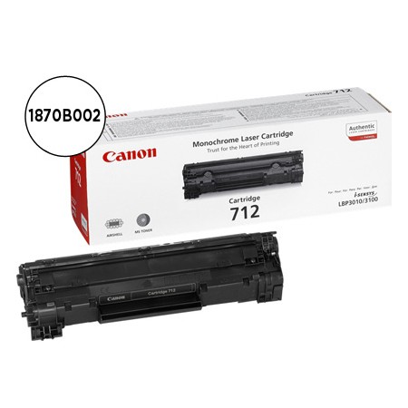 Toner Canon Crg712 Preto Laser Lbp3010/3100