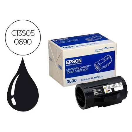 Toner Epson 0690 Workforce Al-M300 / Al-Mx300 Preto 2.700 Pag