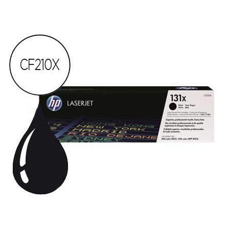 Toner Hp 131X Laserjet Pro 200/ M251 Cf210X Preto 2400 Pag